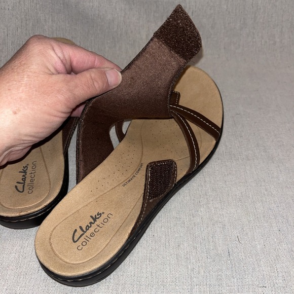 Clarks Womens Laurieann Edge brown size 8 M - Picture 2 of 8